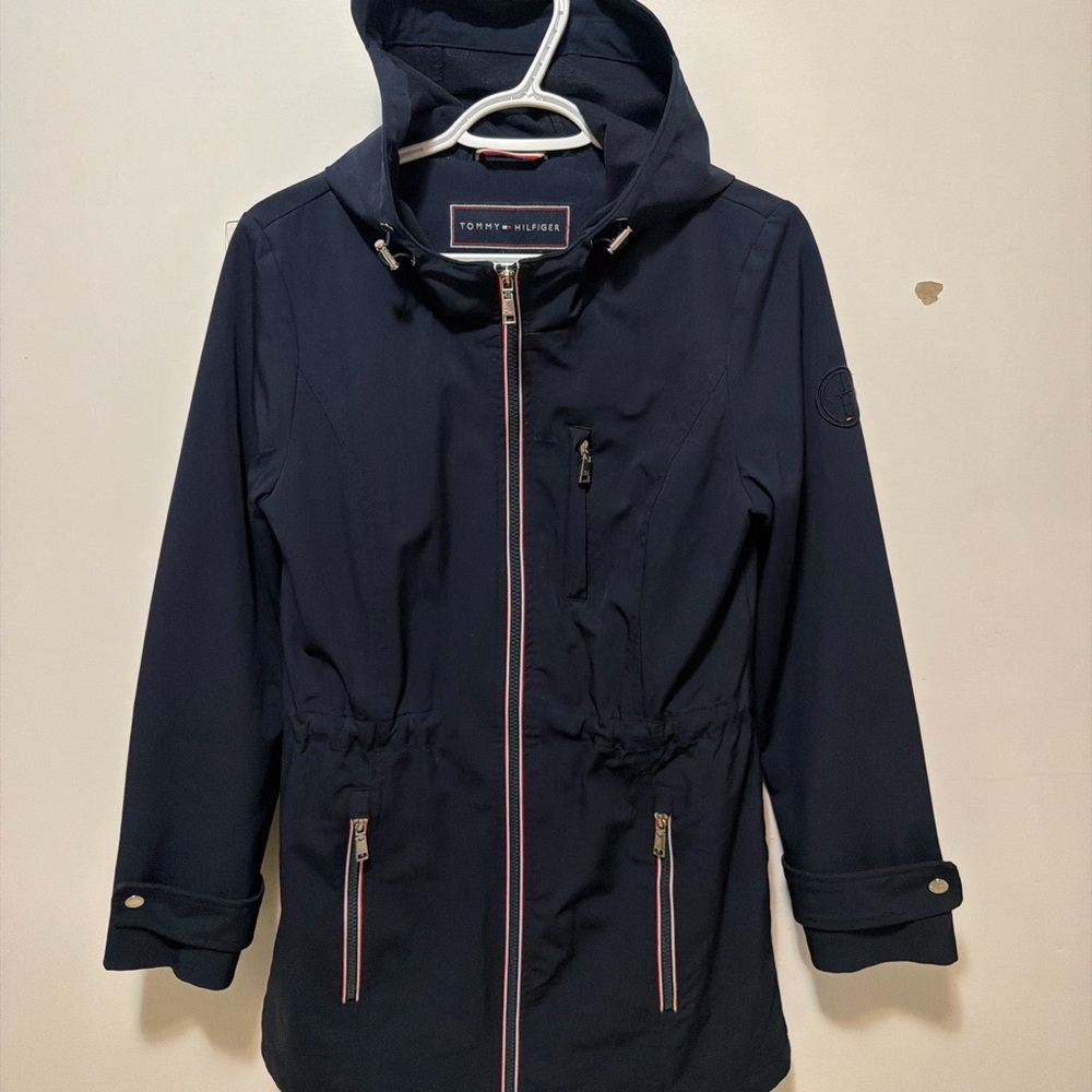 Tommy Hilfiger Navy Hooded Jacket